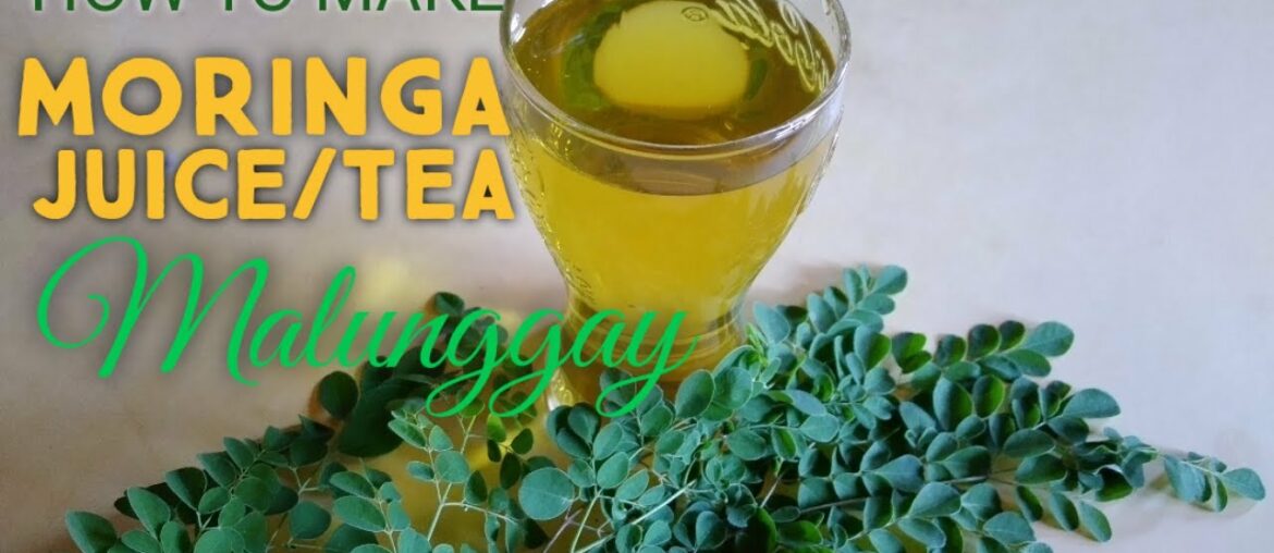 MALUNGAY JUICE/TEA | Strenghten your immunity against COVID19