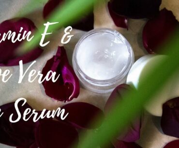 VITAMIN E & ALOE VERA EYE SERUM | DIY Eye Serum - Christina Tsiripidou