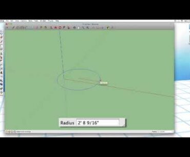 Sketchup #8: The Circle Tool