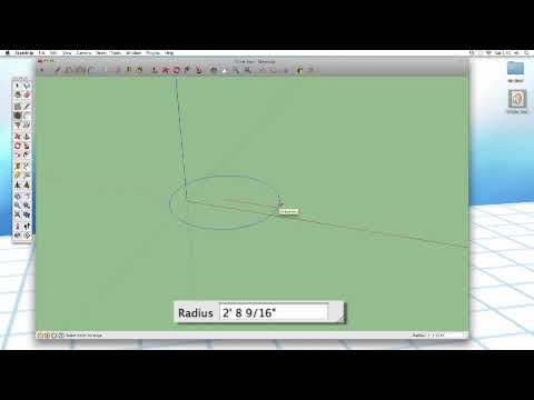 Sketchup #8: The Circle Tool