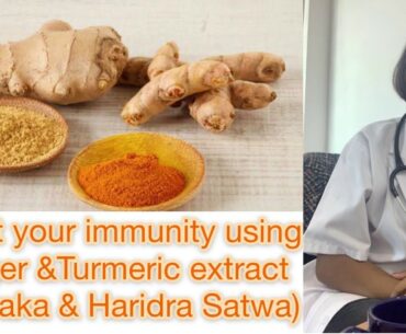 Home Made Immunity Booster | Anti-Covid 19 | Turmeric and Ginger Extract | Boost Your Immunity