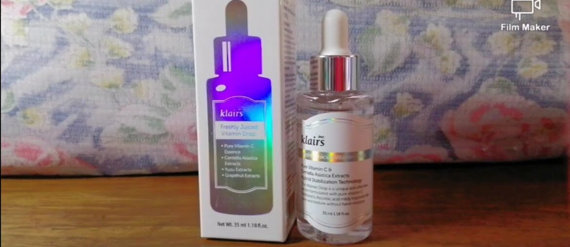 Unboxing DEAR KLAIRS - Freshly Juiced Vitamin Drop Essence