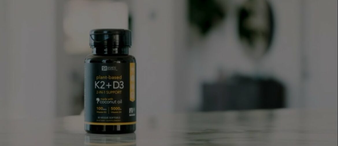 Vitamin K2 + D3 | Vatamin | Vitamin K2 + D3 with Organic Coconut Oil