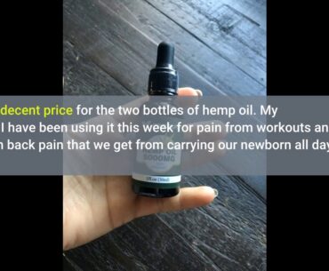 5000MG Hemp Oil for Pain, Anxiety & Stress Relief - 100% Natural Organic Hemp Extract - Rich in...