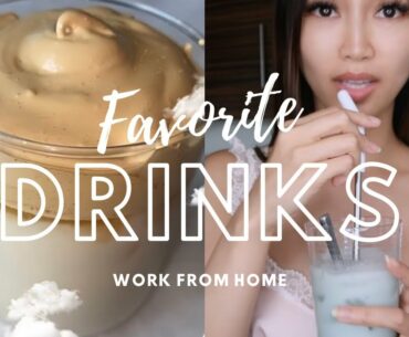 Work-From-Home Drinks: Hair La Vie Foundation Beauty Elixir & Dalgona Coffee | Faye Miah