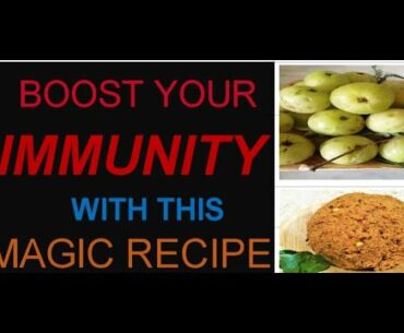 BOOST YOUR IMMUNITY WITH THIS MAGIC RECIPE.