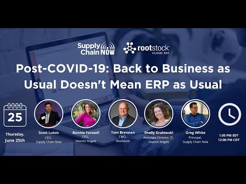 Post-COVID-19: Back to Business as Usual Doesn’t Mean ERP as Usual