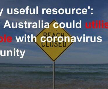 How Aus could utilise people with COVID-19 immunity