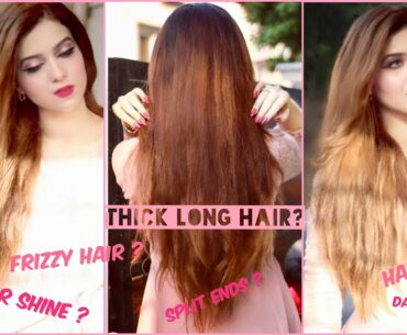 How to Grow long thick hair | Onion Juice Aloe vera Vitamin E | NO split ends Dandruff Haircare pt 1