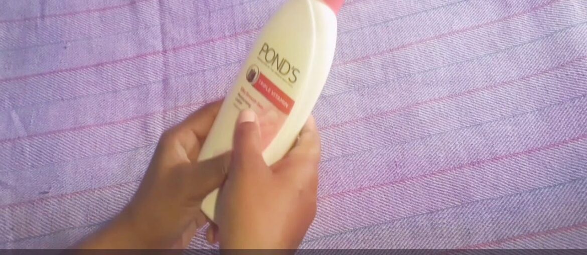 PONDS TRIPLE VITAMIN MOISTURISING LOTION || WINTER SKINCARE || REVIEW & DEMO ||Beauty & Hair Styles|