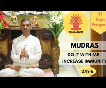 Mudras | Increase immunity power | Corona virus | Do it with me Day-6 | Yoga Pariwar | Yoga2020