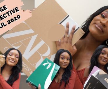 HUGE COLLECTIVE HAUL; SKINCARE, BEAUTY, ZARA, PUMA, PLT TRY ON | YOUNG NAI