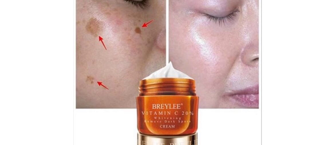 Review BREYLEE Vitamin C 20% VC Whitening Facial Cream Repair Fade Freckles Remove Dark Spots Melan