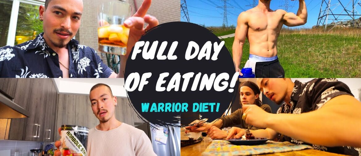FULL DAY OF EATING ON WARRIOR DIET! (Alcohol, Meal Prep, Going Out & My Fitness Supplements!)