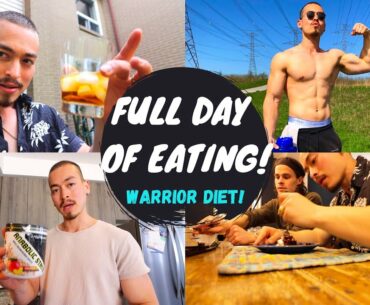 FULL DAY OF EATING ON WARRIOR DIET! (Alcohol, Meal Prep, Going Out & My Fitness Supplements!)