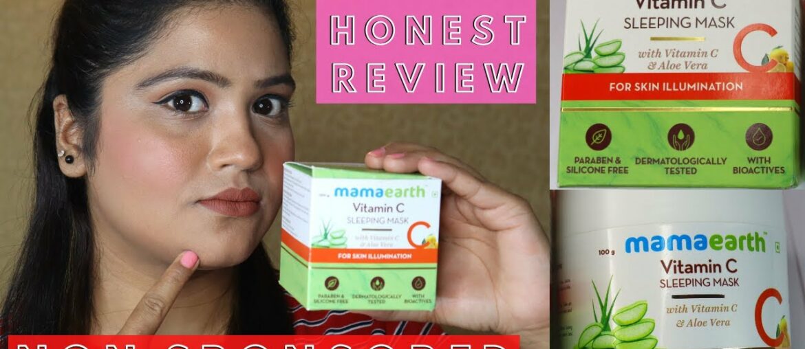 New Launch Mamaearth Vitamin C Sleeping Mask Honest Review | Buy or Not? | Worth the Hype?