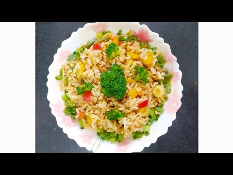 Broccoli Rice - Quick & Healthy Lunch Box Dish