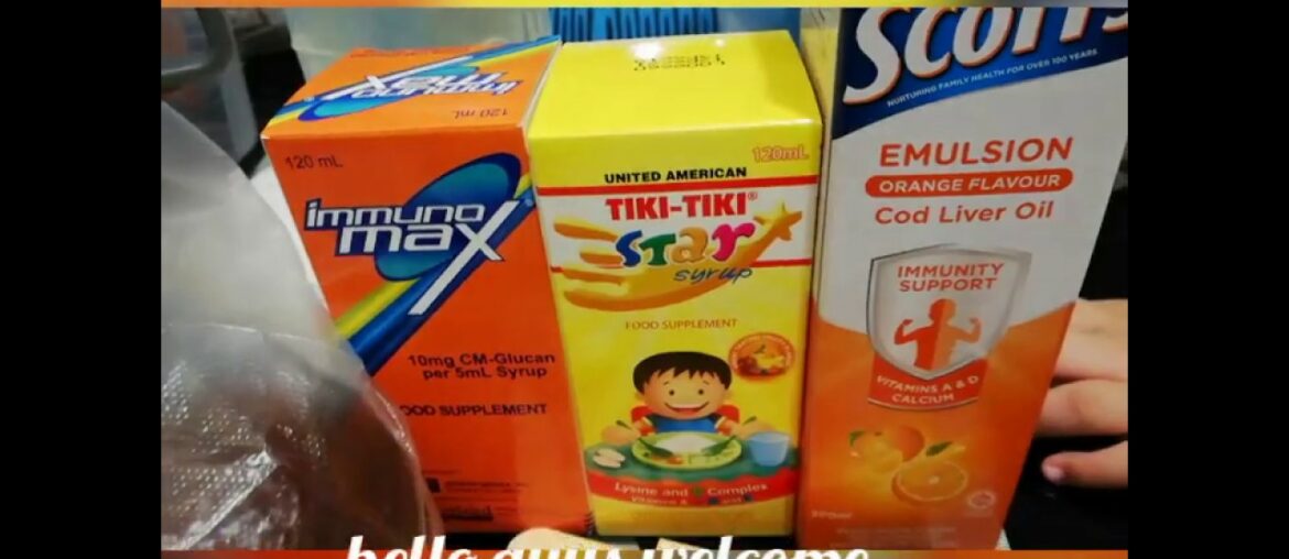 #immunomax#scott'semulsioncodliver oil#tikit-tikistar syrup food supplement multivitamins