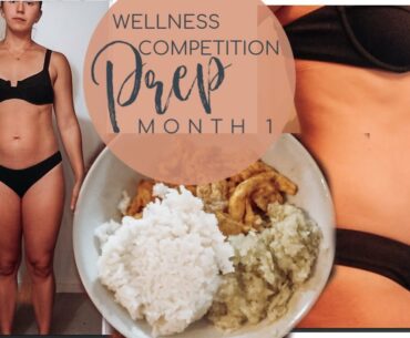 WELLNESS COMPETITION PREP month 1(food, exercise, loose skin & routine) FITNESS JOURNEY| MEGAN HURST