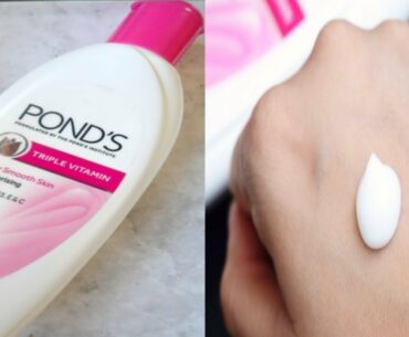 Ponds triple vitamin Moisturising lotion||Winter skincare||Honest review and demo in Hindi