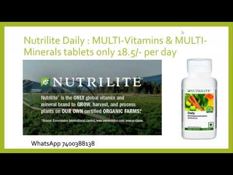 Nutrilite Daily | Multi-Vitamins and Multi-Minerals tablet | Immunity booster | #1 | Nisha Chhikara