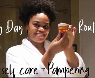 RAINY DAY BEAUTY ROUTINE VLOG | SKIN CARE + PAMPERING | COMBINATION / ACNE PRONE SKIN