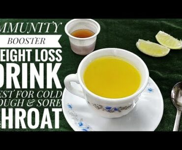 WEIGHT LOSS DRINK // GINGER TURMERIC TEA //IMMUNITY BOOSTER// FAT BURNERS