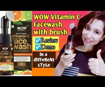 WOW Vitamin C facewash review by Mixed Bag | Wow Science