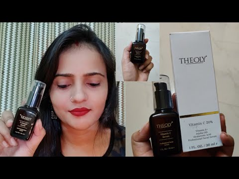 Best Vitamin C Serum For Sensitive, Oily & Dry Skin l Theoly Vitamin C Serum l Tiny Makeup Update