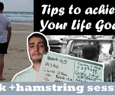 Tips to achieve YOUR LIFE GOALS /Fitness Goals, Motivation, Become Successful/ Back day, Week 5