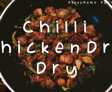 CHILLI CHICKEN DRY RECIPE || RESTAURANT STYLE #Chillichicken #Kitchen #HashtagKitchen #covid19