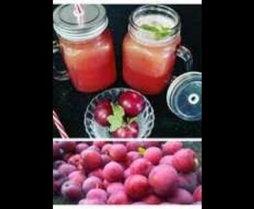 Refreshing Plum Juice | Summer Drink Recipe by Health and Beauty Tips with Sheeba ,