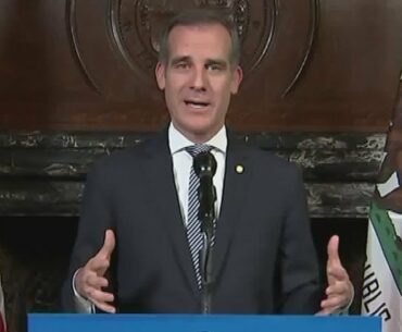 L.A. mayor delivers COVID-19 update