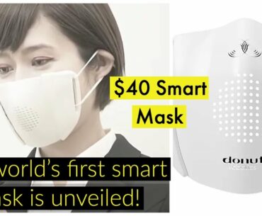 C Mask | The world's first smart mask is unveiled | Built-In Amplifier | Speech Translator | COVID19