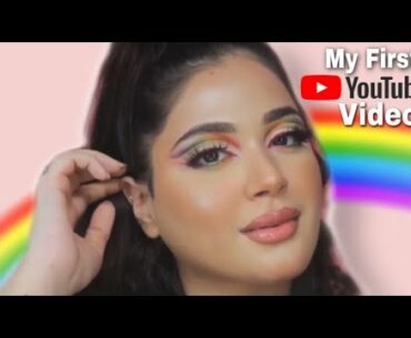 PRIDE MAKEUP TUTORIAL | My First YouTube Video | GURISHQ KAUR