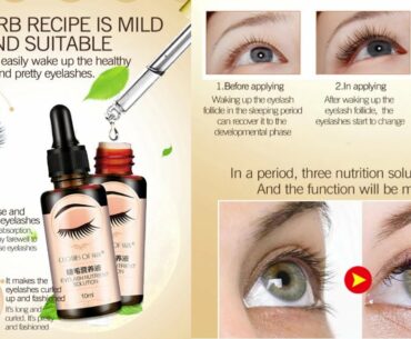 Eyelash Growth Serum | Eyelash Enhancer Vitamin E Treatment | VIBRANT GLAMOUR