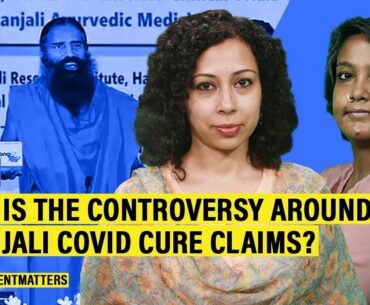 What is the controversy around Patanjali Covid cure claims?