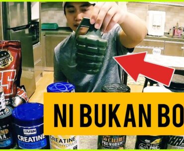 ADA 3 JENIS SUPPLEMENT GYM...No.2 tak perlu sangat | Bina Badan Malaysia