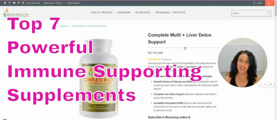 7 Effective Immune Supporting Supplements (On SALE NOW)