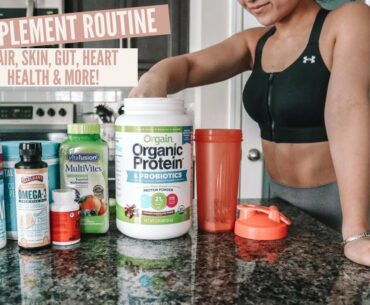 My Supplement Routine | hair, skin, heart, gut health & more!