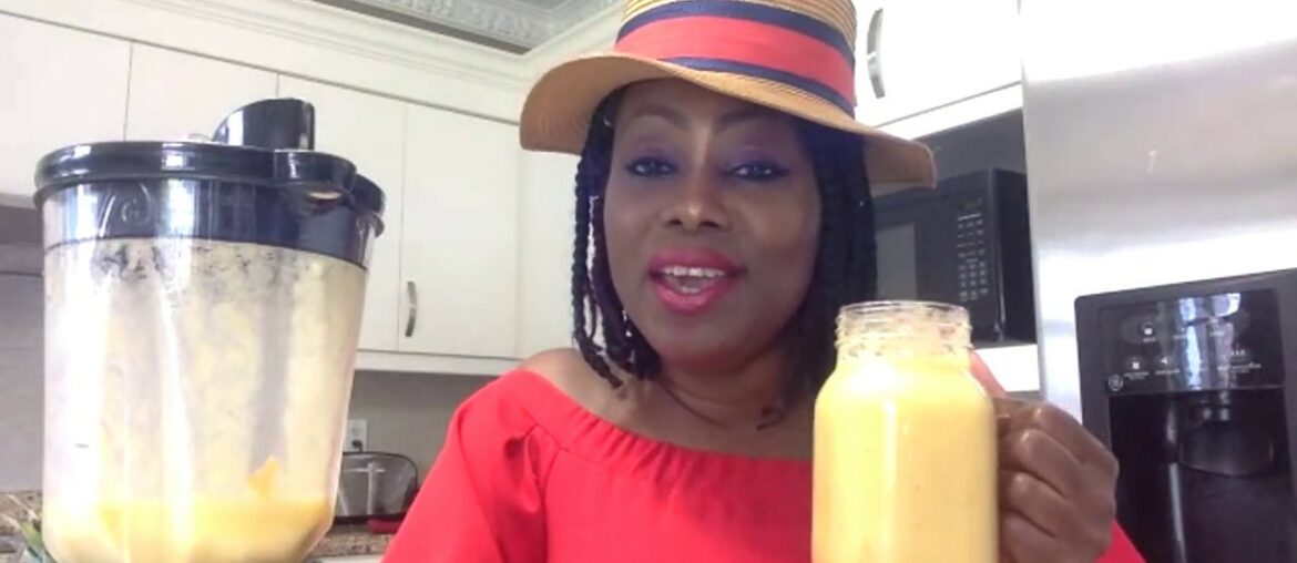 HOW TO MAKE MANGO AND PINEAPPLE SMOOTHIE FOR INCREASE SKIN BRIGHTEN  #vitamin c drink #boostimmune