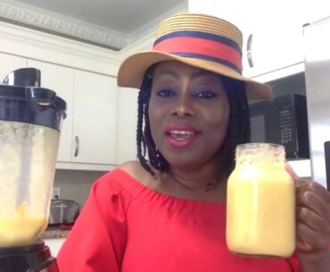 HOW TO MAKE MANGO AND PINEAPPLE SMOOTHIE FOR INCREASE SKIN BRIGHTEN  #vitamin c drink #boostimmune