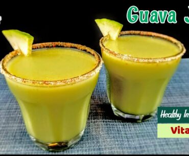 GUAVA JUICE | Immunity Booster Drink | Vitamin C Booster Drink | How to make guava juice