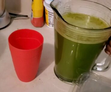 Healthy Green Green Juice | Keep Your Immune System Strong During Covid #DIY #Juicing #GreenJuice