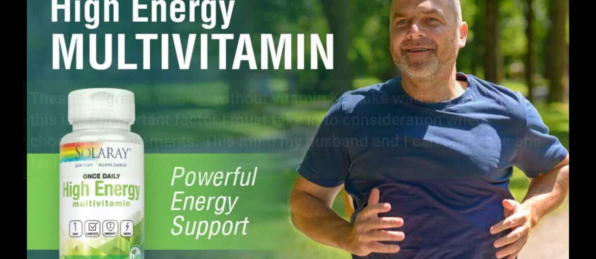 Solaray Once Daily High Energy Multivitamin  Supports Immunity & Energy