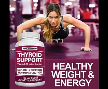 Review: Thyroid Support Supplement with Iodine 120 Capsules, Helps Optimal Weight Loss & Cardi...