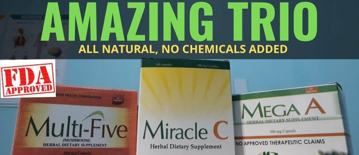 AMAZING TRIO - FDA APPROVED FOOD SUPPLEMENTS FOR OUR IMMUNE SYSTEM