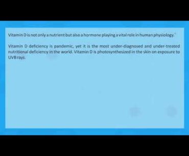 Role of Vitamin D in COVID -19 || lock down ||