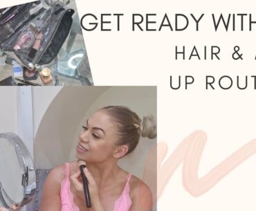 GET READY WITH ME ! | EVERYDAY MAKE UP & HAIR ROUTINE