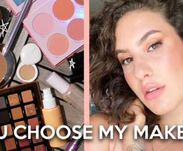 My Subscribers CHOOSE MY MAKEUP! Ft. new products | Jamie Paige